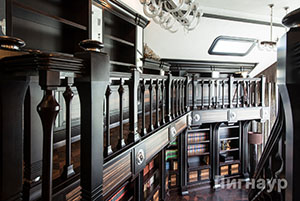 Интерьер библиотеки в стиле Ар деко